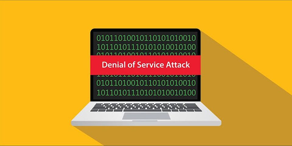 A denial of service attack or DoS, occurs when a hacker sends out service