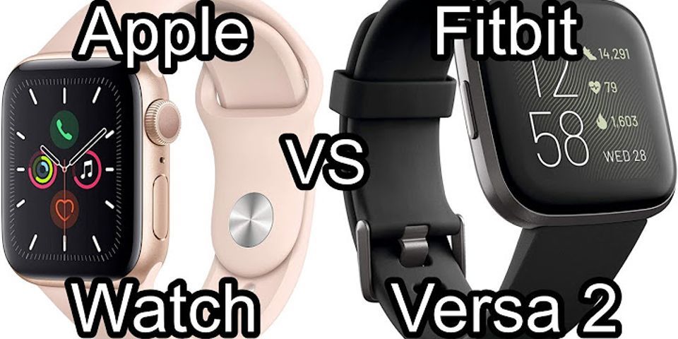 Apple watch vergleich fitbit versa
