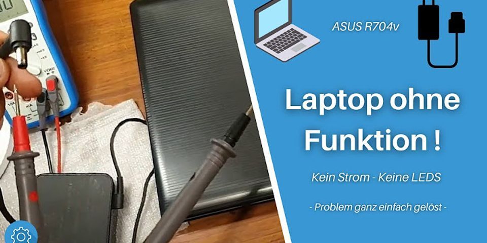 Asus laptop geht nicht mehr an lampe leuchtet