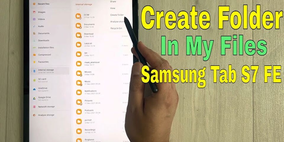 Can you create folders on a samsung galaxy kids tablet