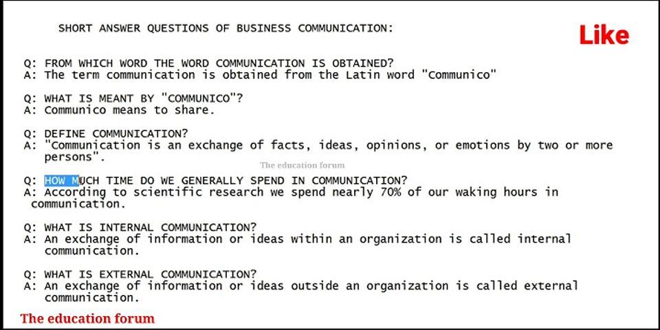 Communication is an exchange of facts, ideas, opinions and emotions by two or more persons