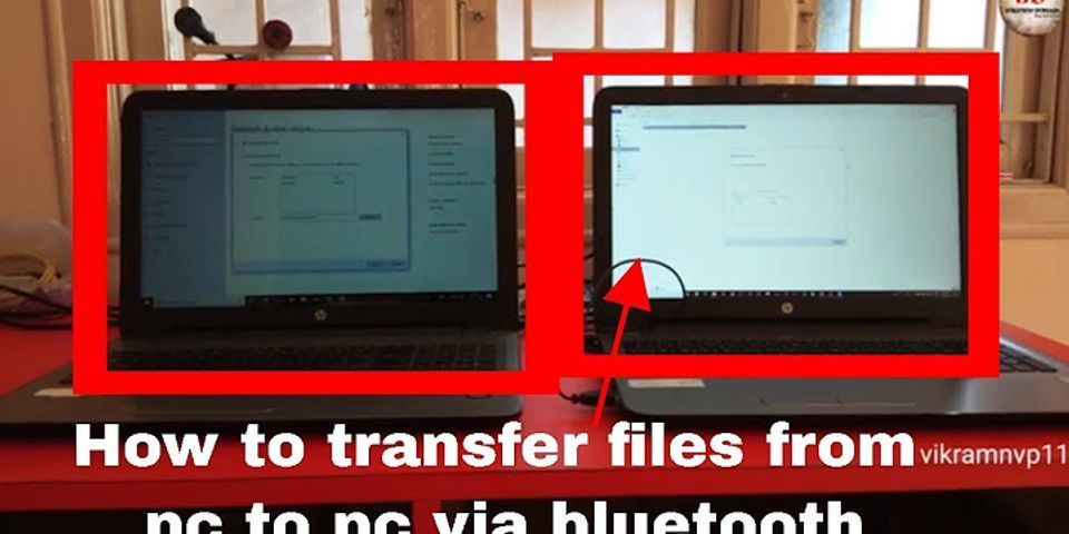 Daten von Laptop zu Laptop übertragen Bluetooth