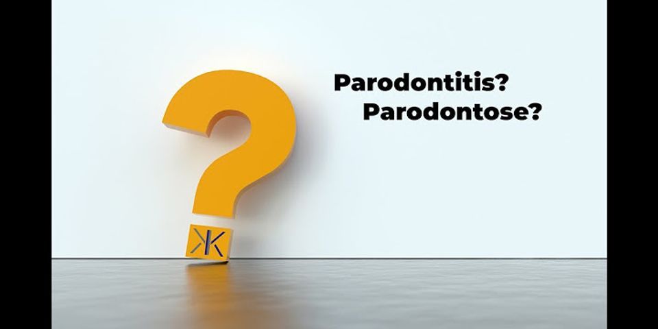 Der unterschied zwischen paradontose und paradontitis