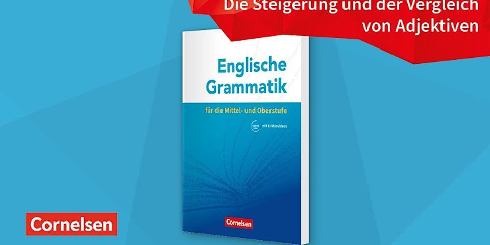 Grammatik englisch deutsch vergleich