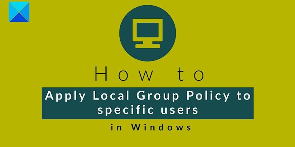 How to apply group policy to specific computers