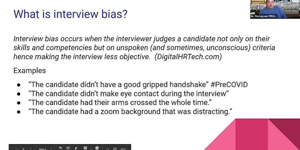 How to avoid interviewer bias in qualitative research