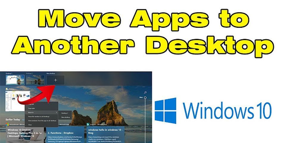 How to move apps from taskbar to desktop Windows 10