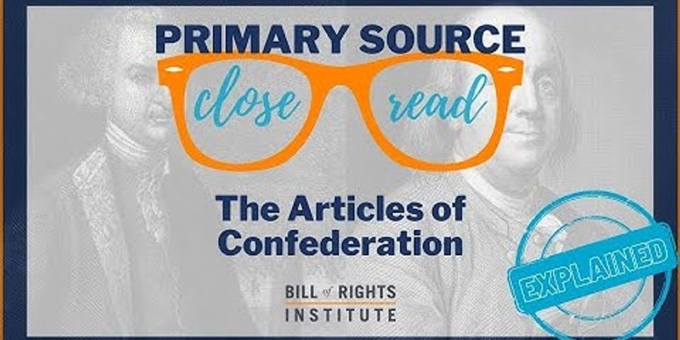 How was the new government under the Articles of Confederation different from our government today?