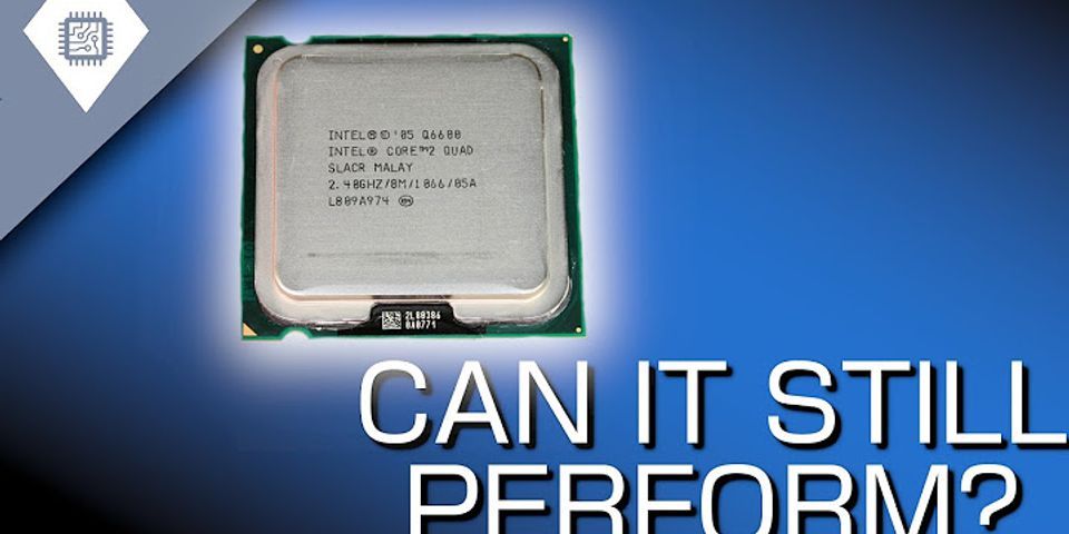 Intel core 2 quad q6600 vergleich