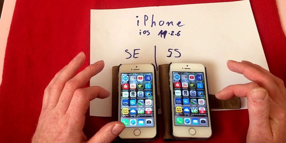 Iphone 5s iphone se vergleich