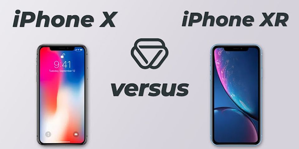 Iphone x oder xr vergleich