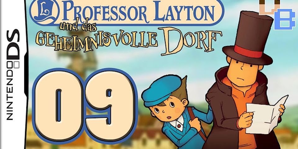Professor Layton und das geheimnisvolle Dorf Rätsel 9