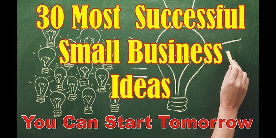 Creative Successful Business Ideas