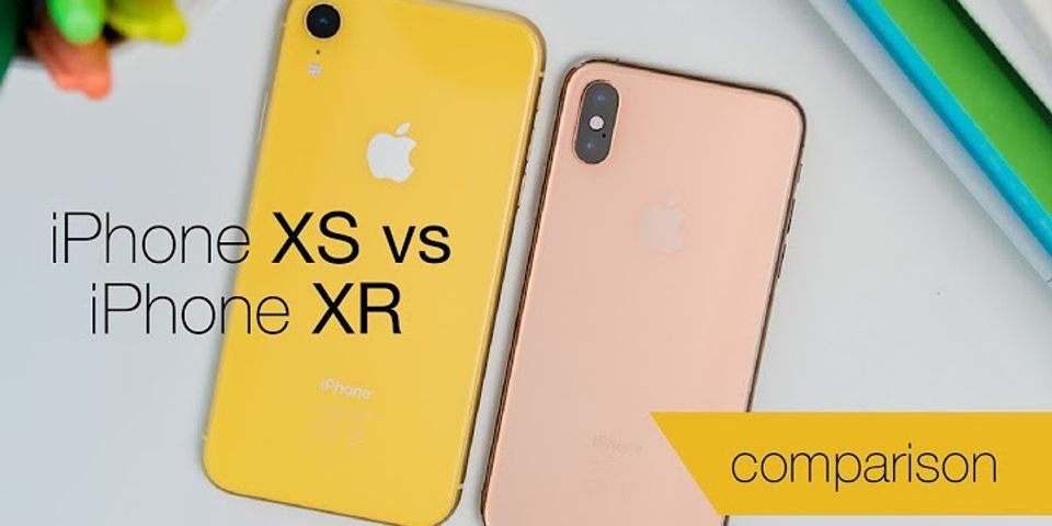 Unterschied zwischen iphone xs xr