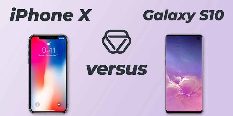 Vergleich iphone x samsung s10