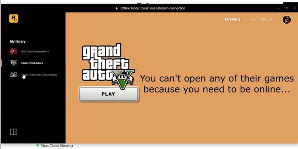 Warum ist der Rockstar Games Launcher offline?