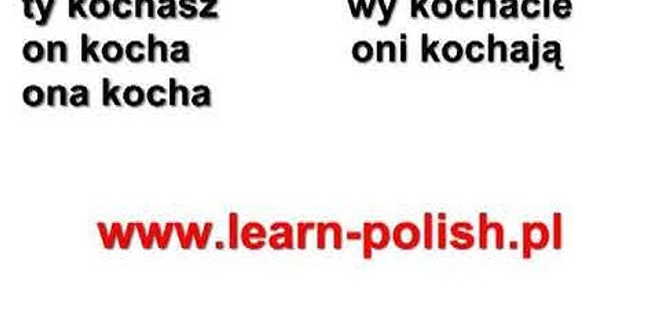 Was heißt ich liebe dich auf polnisch