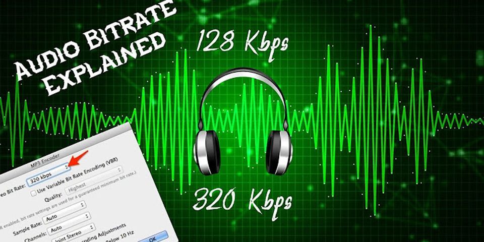 Was ist der unterschied zwischen 128kbps bis 320kps beim internetradio
