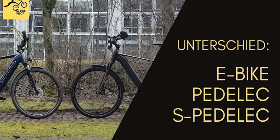 Was ist der Unterschied zwischen Bike und Pedelec?