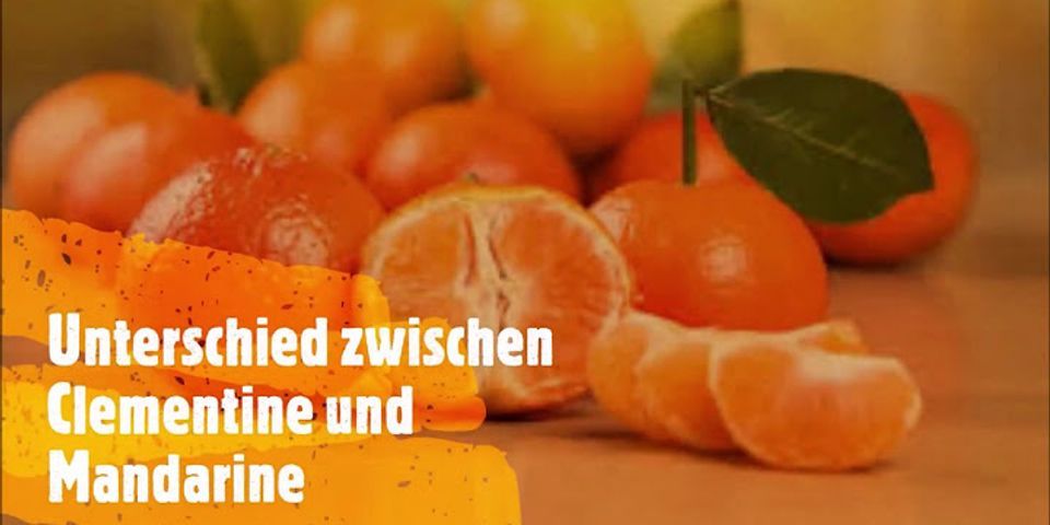 Was ist der unterschied zwischen clementinen und mandarine