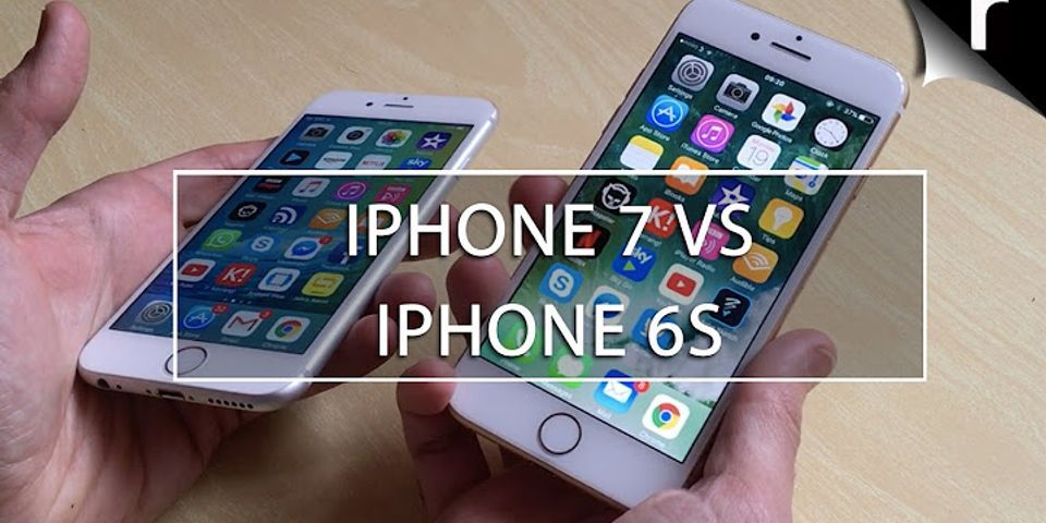 Was ist der unterschied zwischen iphone 6s und iphone 7