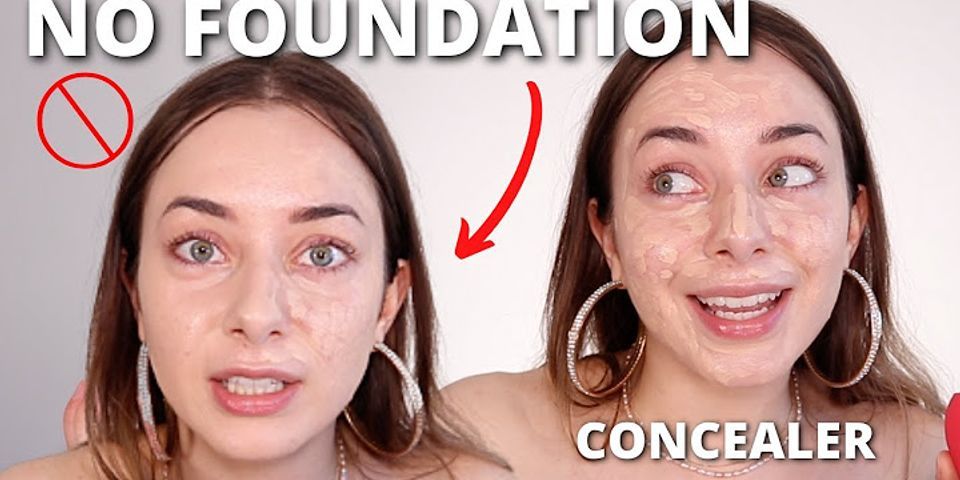Was trägt man zuerst auf Make-up oder Concealer?