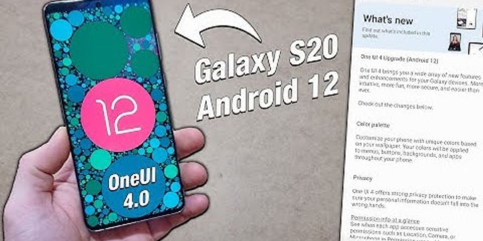 Welche Android Version hat das Samsung S20?