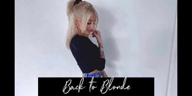 Welche blonde haarfarbe ohne gelbstich