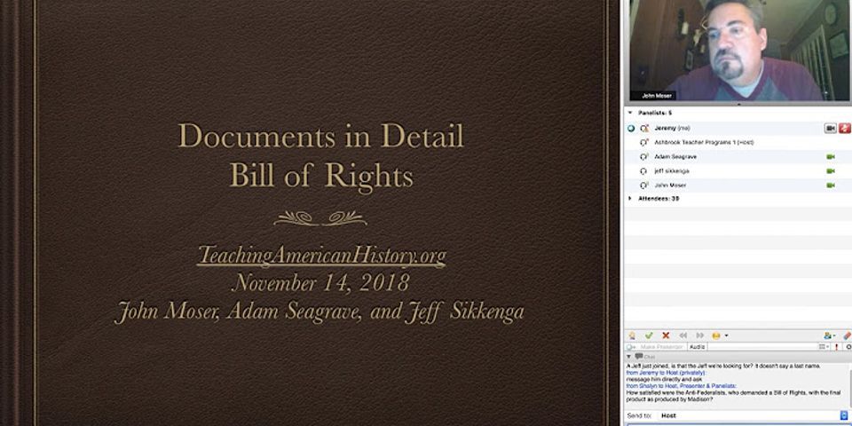 What documents was the Bill of Rights based on