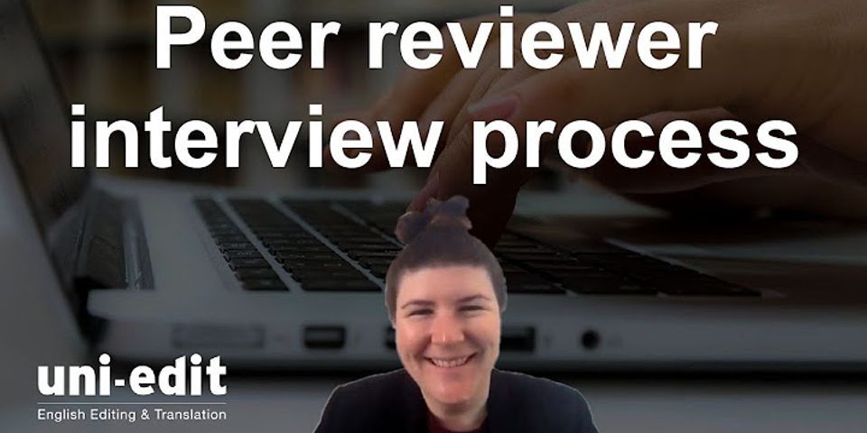 What does a reviewer do during peer review