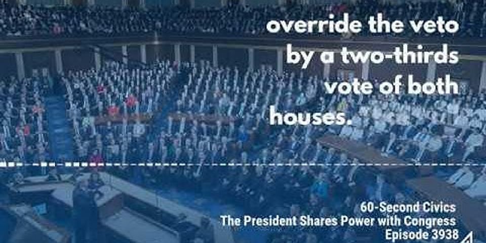 What is the constitutional power that the president shares with the Senate?