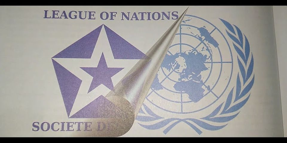 What was the main purpose one of the first world organizations the League of Nations?