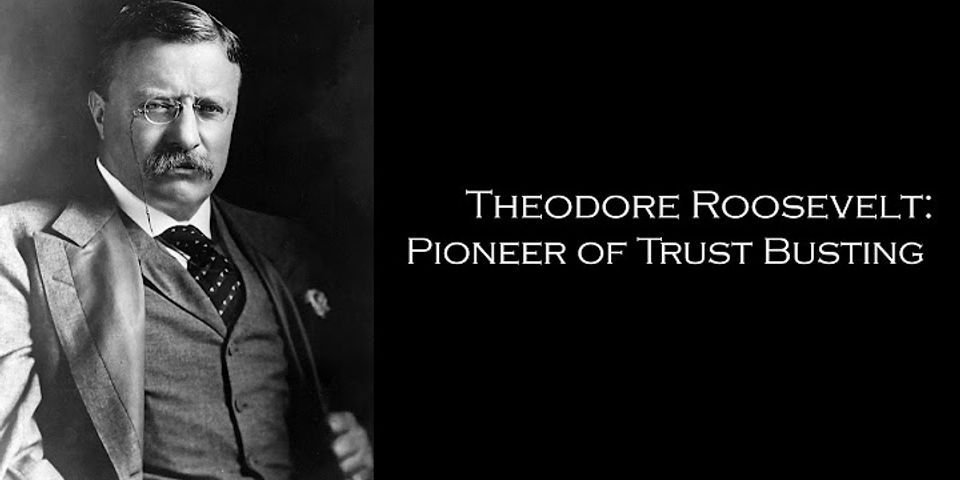 What was Theodore Roosevelts approach to trusts?