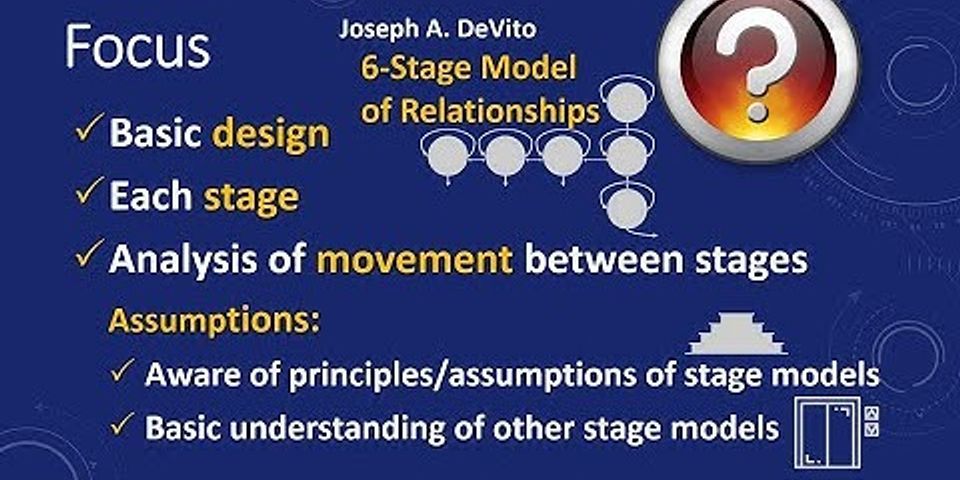 Which model of romantic relationships describes five stages of intimacy group of answer choices?