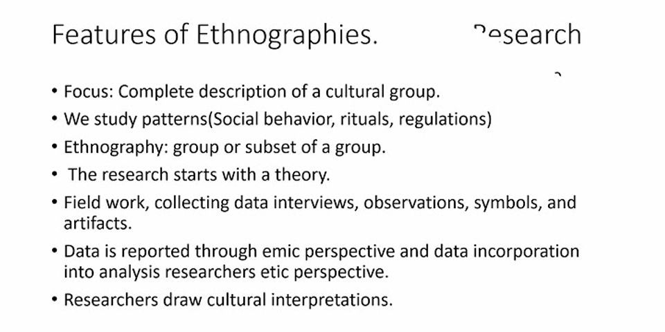 Which of the following correctly states a limitation of ethnographic research?