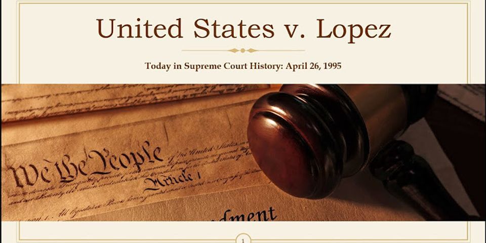Which of the following was a likely result of the decision in Wickardv filburn that contributed to the Courts later decision in United States v Lopez 1995?
