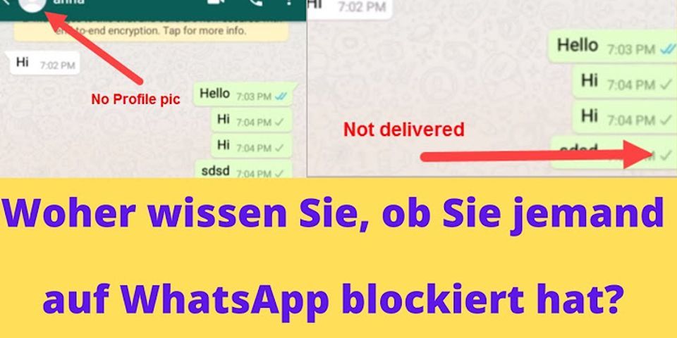 Wie erkennt man dass man auf whatsapp blockiert wurde