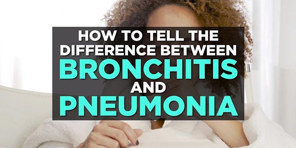 Wie merke ich den Unterschied zwischen Bronchitis und Lungenentzündung?