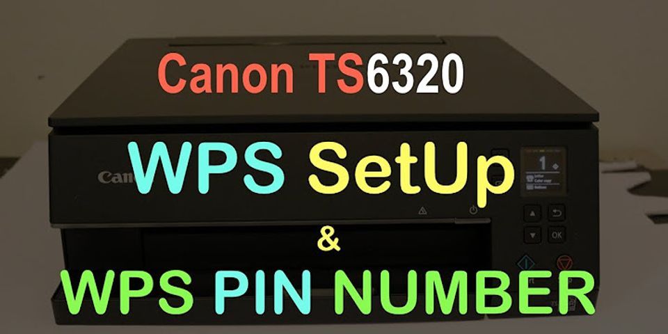 Wo finde ich wps pin canon drucker
