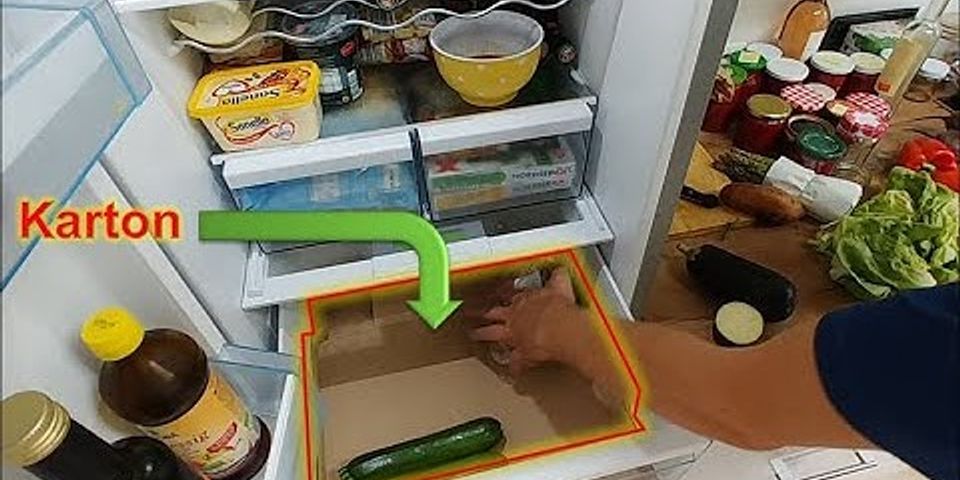 Wo ist das gemüsefach im kühlschrank